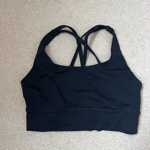 Lululemon Athletica Black Strappy Sports Bra